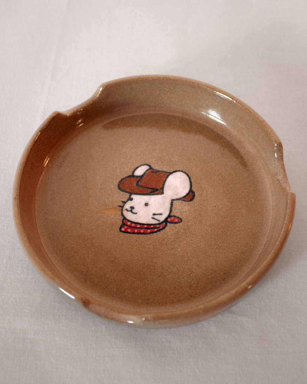 cowboy mouse ashtray