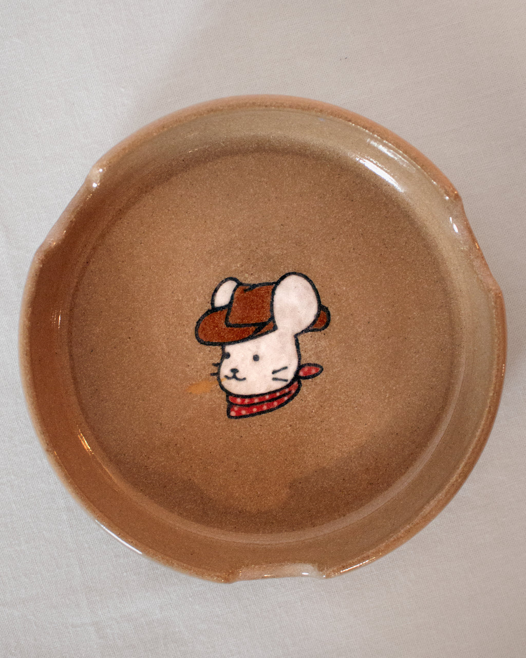 cowboy mouse ashtray