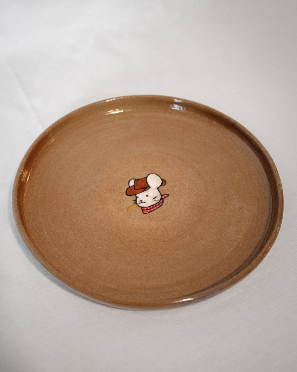 cowboy mouse plate