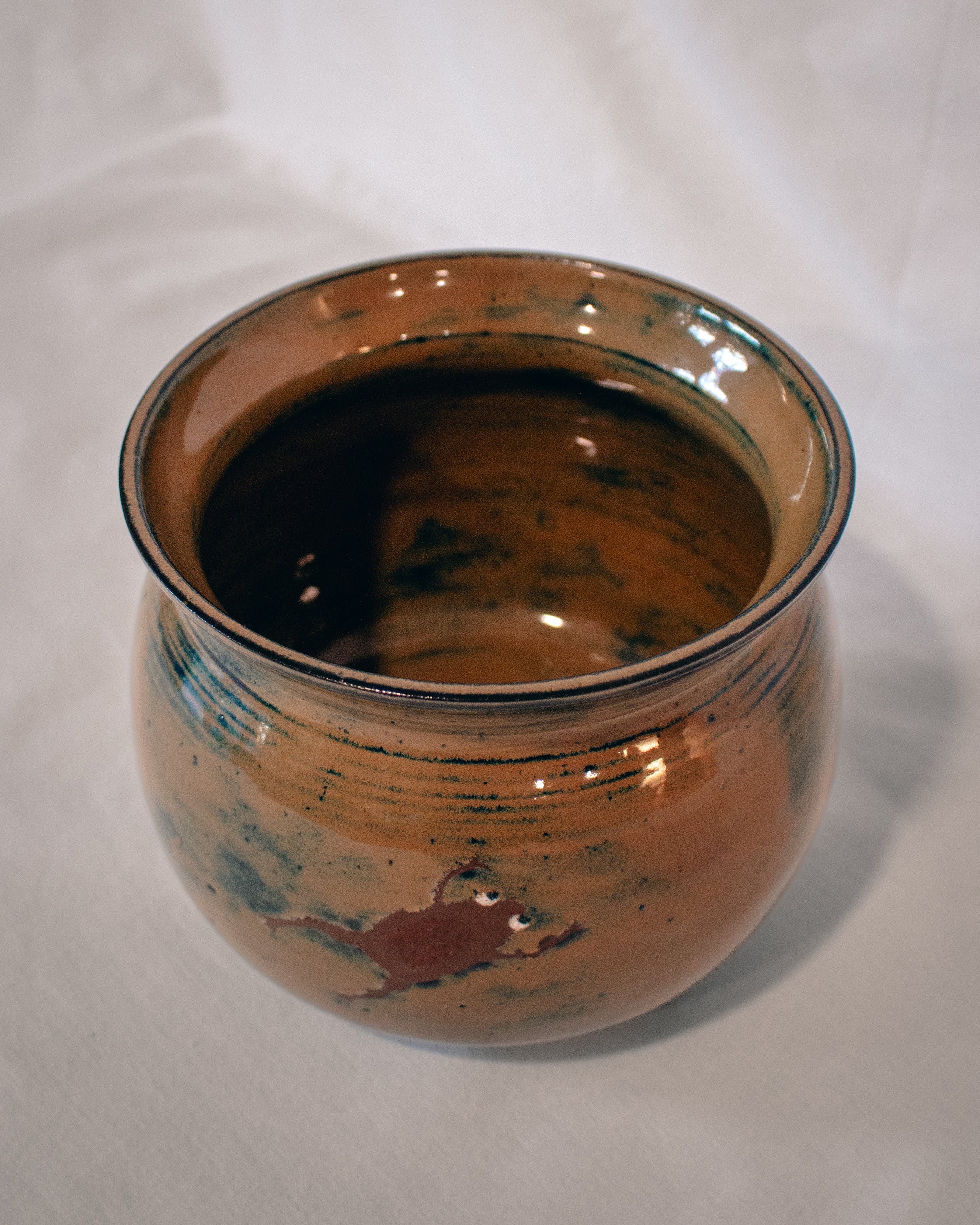 swampy frog vase or planter