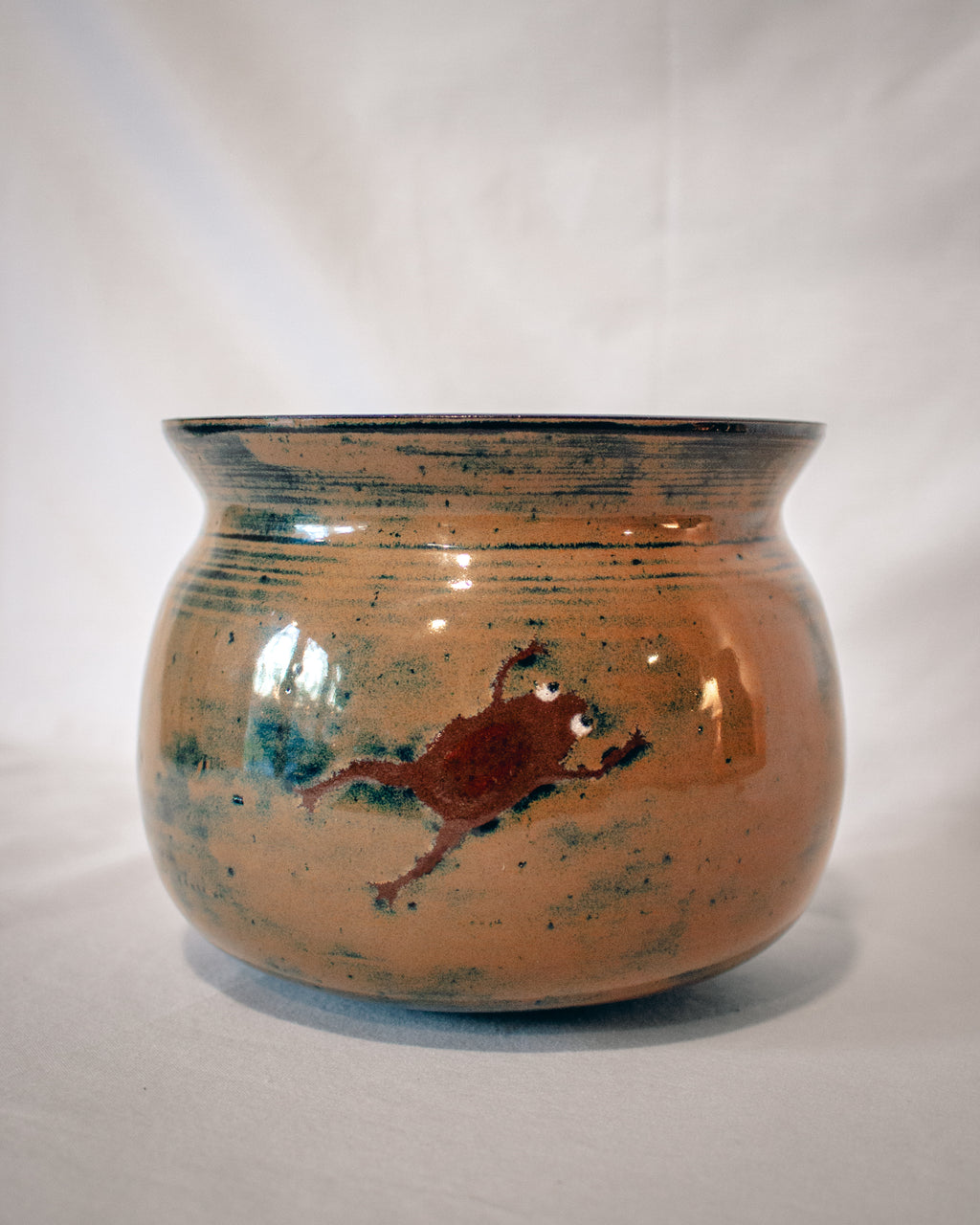 swampy frog vase or planter